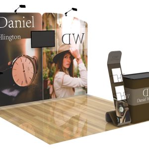 10x10ft Custom Booth Display Kit - Aion 1