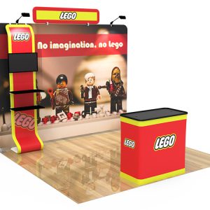 10x10ft Custom Booth Display Kit - Onyx 17