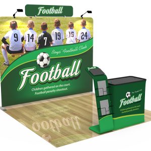 10x10ft Custom Booth Display Kit - Onyx 19