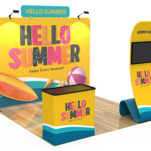 10x10ft Custom Booth Display Kit - Onyx 25
