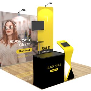10x10ft Custom Booth Display Kit - Onyx 3
