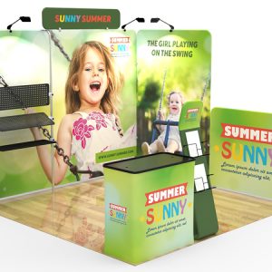 10x10ft Custom Booth Display Kit - Orion