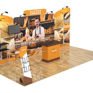 10x20ft Custom Booth Display Kit - Halo