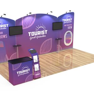 10x20ft Custom Booth Display Kit - Onyx 2
