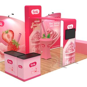 10x20ft Custom Booth Display Kit - Qora